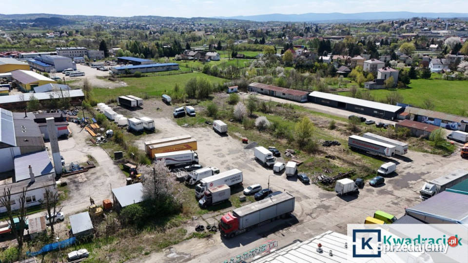 Działka 4700m2 Jasło Towarowa prąd podkarpackie sprzedam