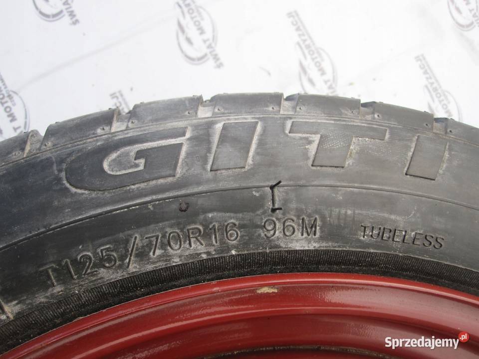 RENAULT CLIO CAPTUR koło dojazdowe 1257016 96M świętokrzyskie