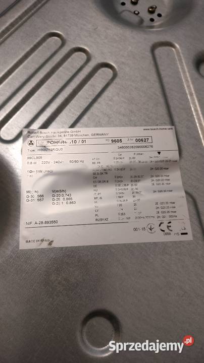 Płyta gazowa Bosch Dom i Ogród mazowieckie Warszawa