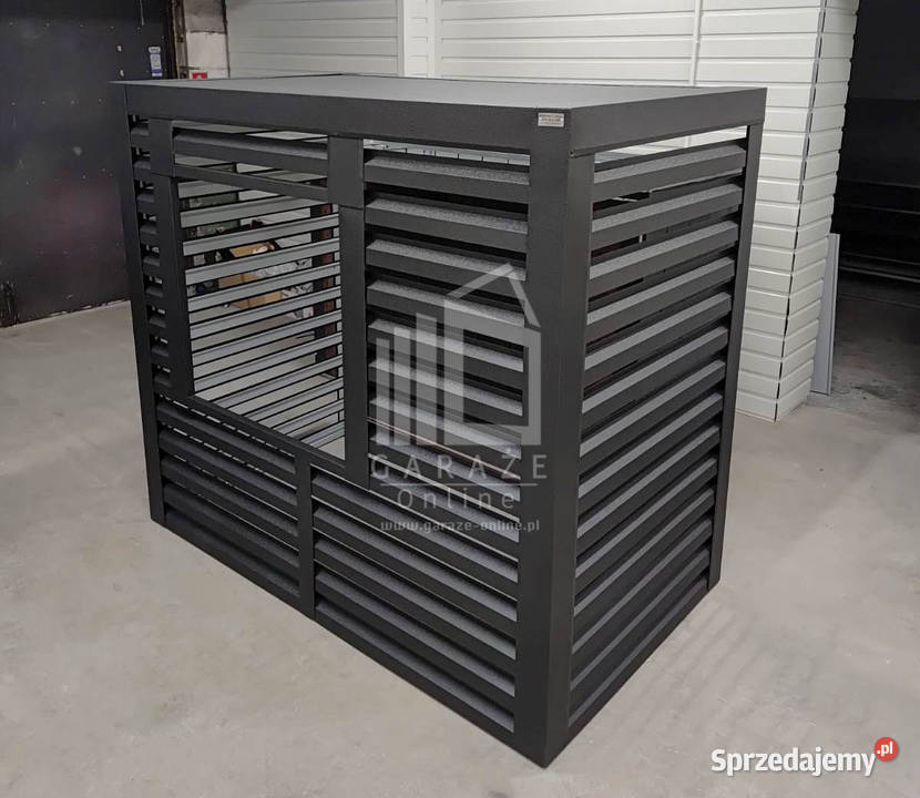 Osłona Pompy Ciepła 120x60x150 Antracyt Zabudowa