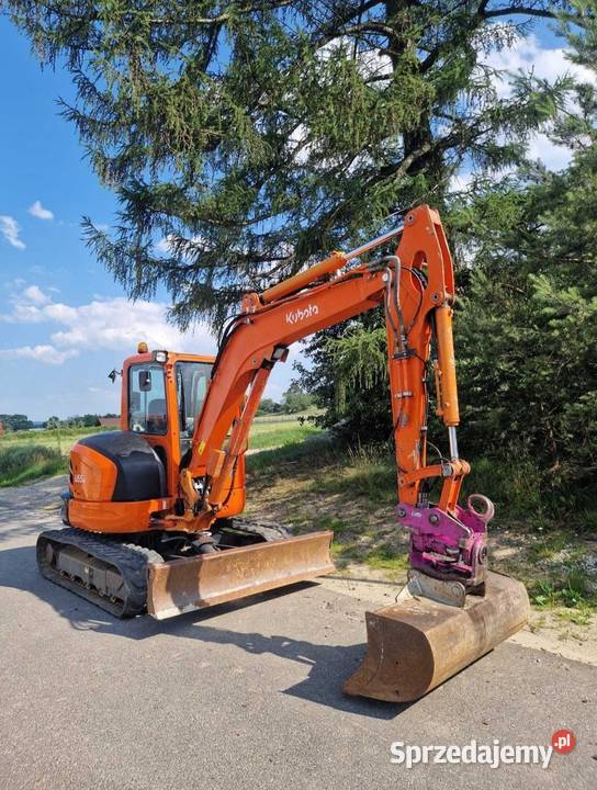 Koparka gąsienicowa KUBOTA U 554 2015 Milicz sprzedam