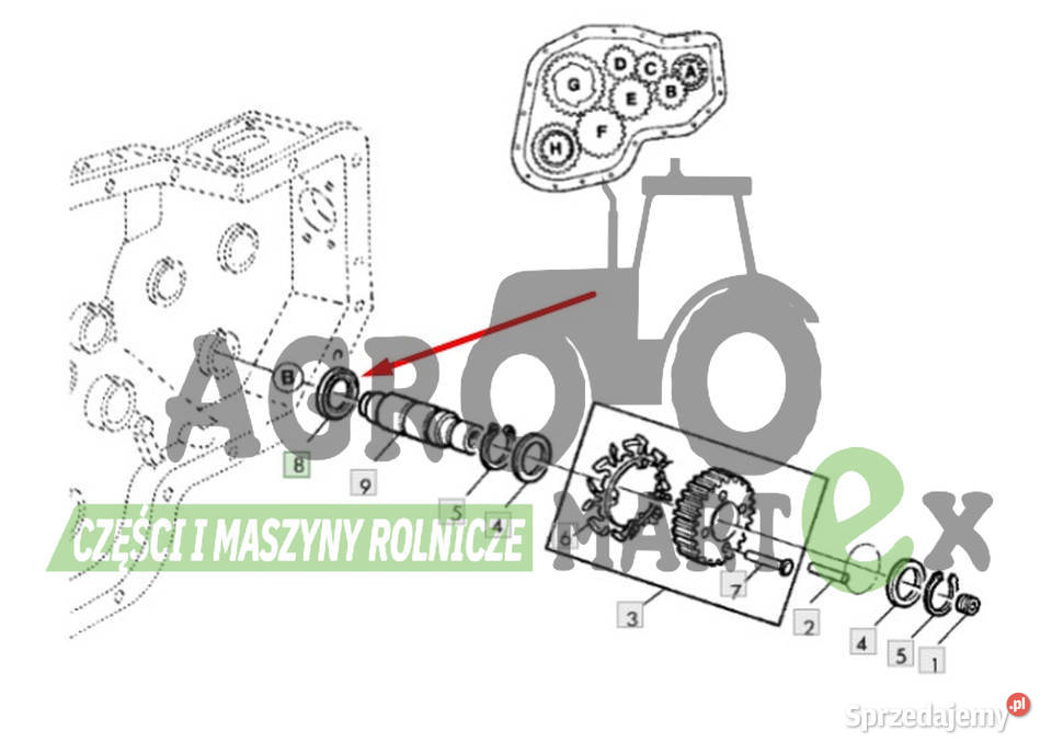 AH14349 USZCZELNIACZ JD