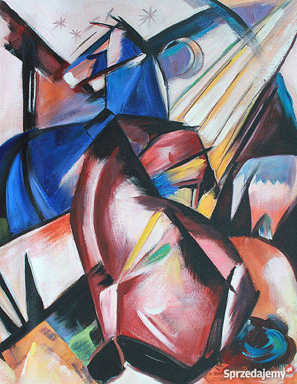 Obraz olejny Dwa konie Franz Marc