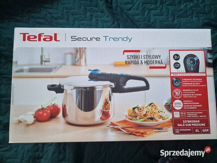 NOWY Szybkowar TEFAL Secure Trendy 6L sitko do Wrocław
