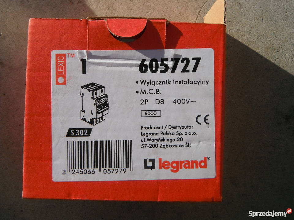 S302 D 8A Legrand wyłącznik instalacyjny 605727 Chlewiska
