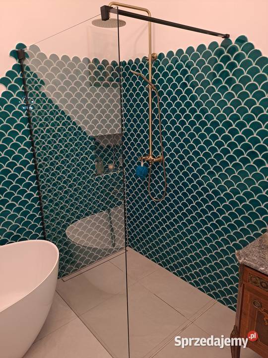 Kabina prysznicowa walk in sanswiss cat4 czarna Akcesoria łazienkowe pomorskie Gdynia sprzedam