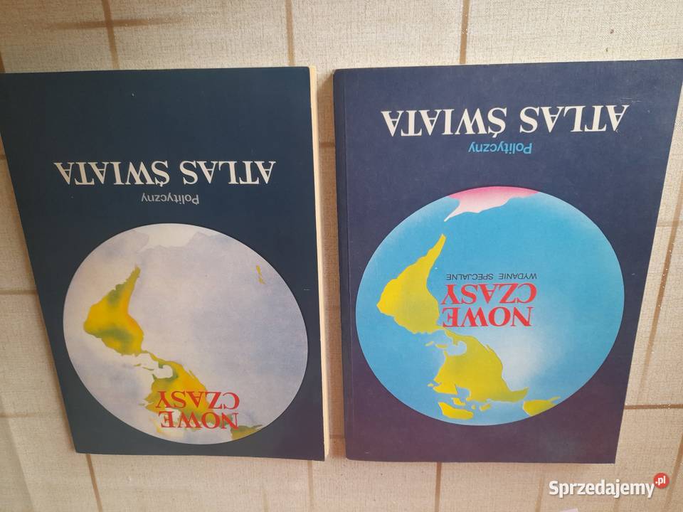 Stary Polityczny atlas świata Rudnik nad Sanem sprzedam