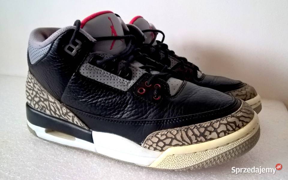 Air Jordan 3 Retro OG Black Cement 2017 24cm sprzedam