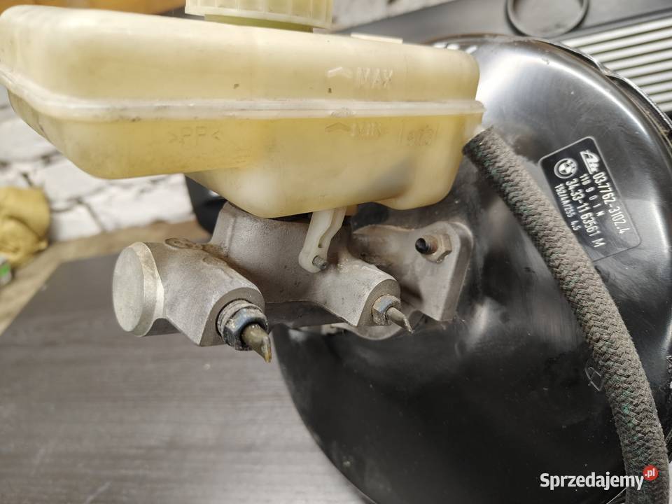 Bmw e36 serwo pompa hamulcowa komplet oryginał osobowe Pompy hamulcowe łódzkie Aleksandrów Łódzki
