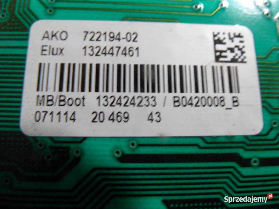 programator pralki zanussiZWF5105 Radlin