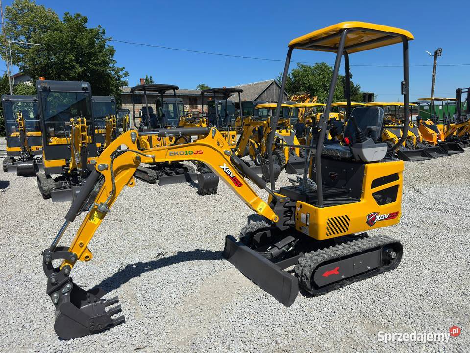 Nowa Minikoparka XGV EKO10JS z 2026 Roku Waga Złoczew