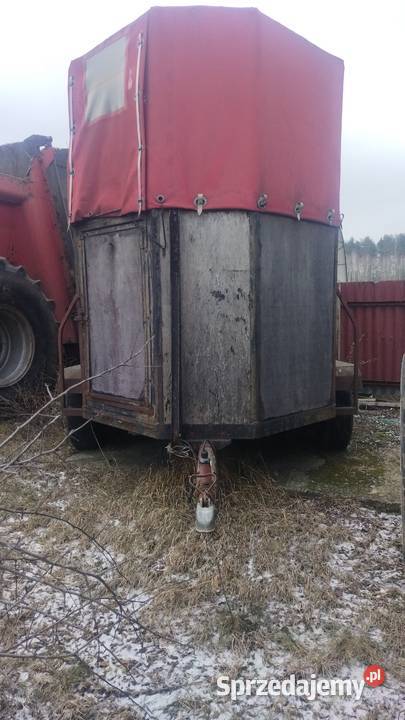 Przyczepka do przewozu konizwierząt tandem Długosiodło