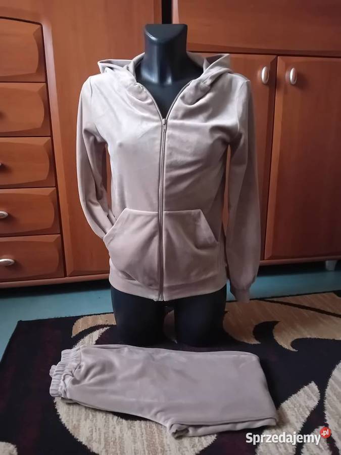 Dres welurowy dwuczęściowy Rozmiar 36(S) Warszawa