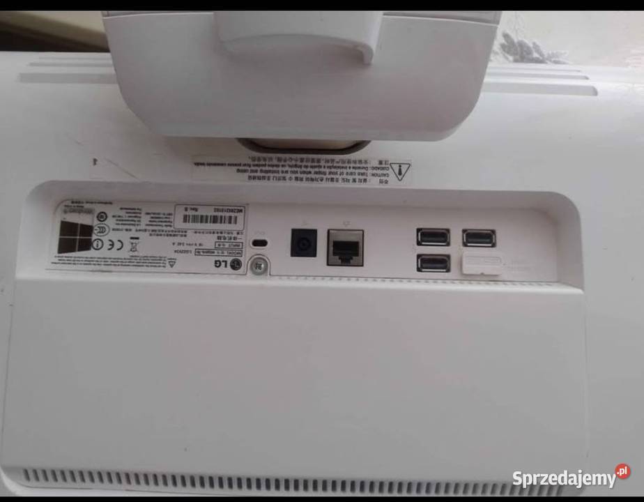 Sprzedam komputer LG AllinOne w białym kolorze Łomża