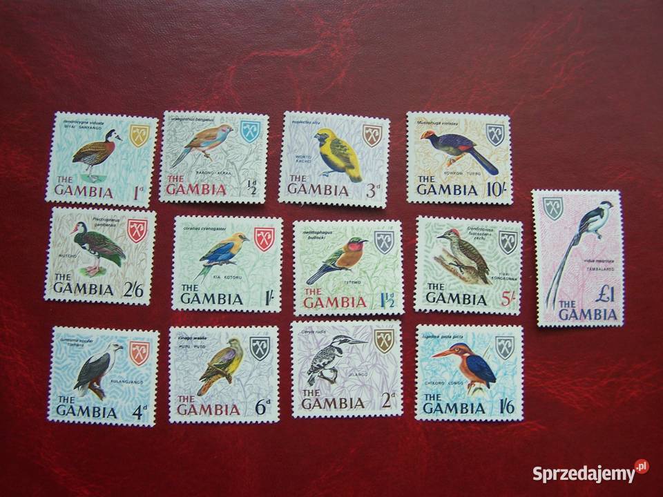 Gambia 1966 MNH Mi 21022 Fauna Ptaki Tychy sprzedam
