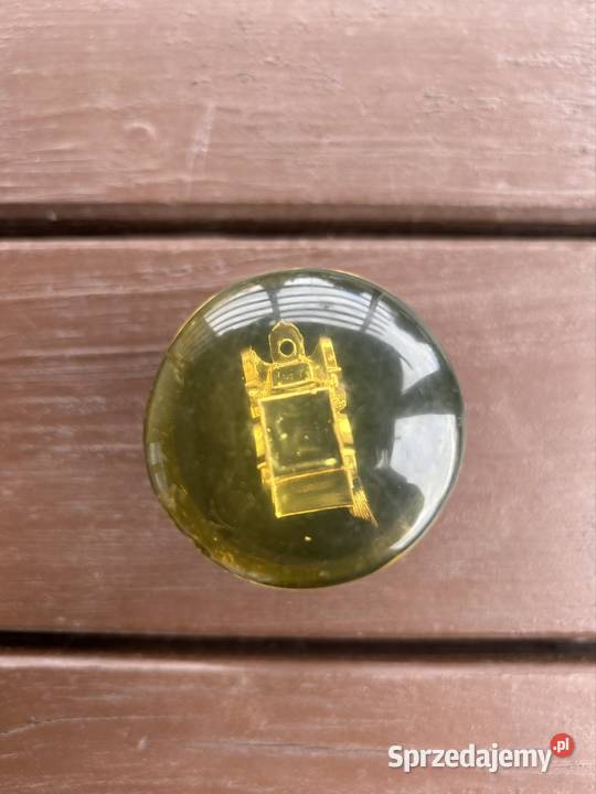 Gałka zmiany biegów z samochodzikiem PRL osobowe Wiśniowa