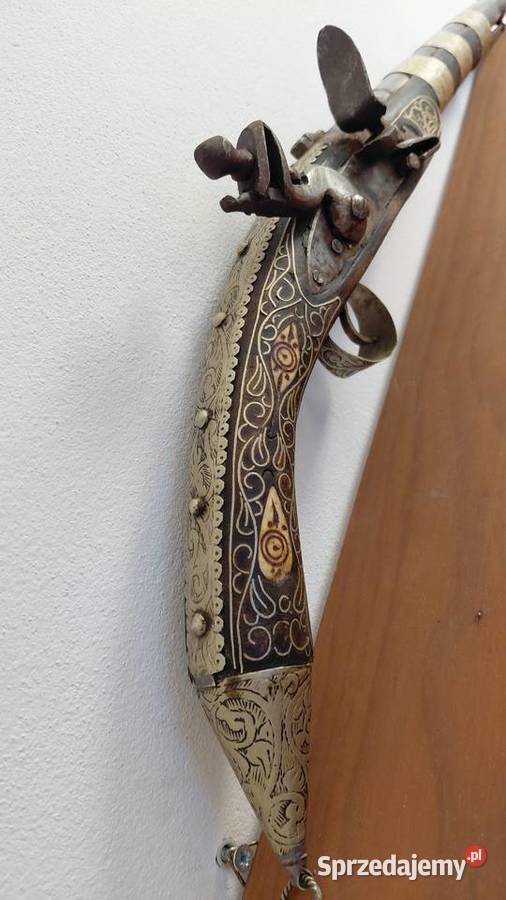 Piostolet Skałkowy Połnocna afryka Krzykawa