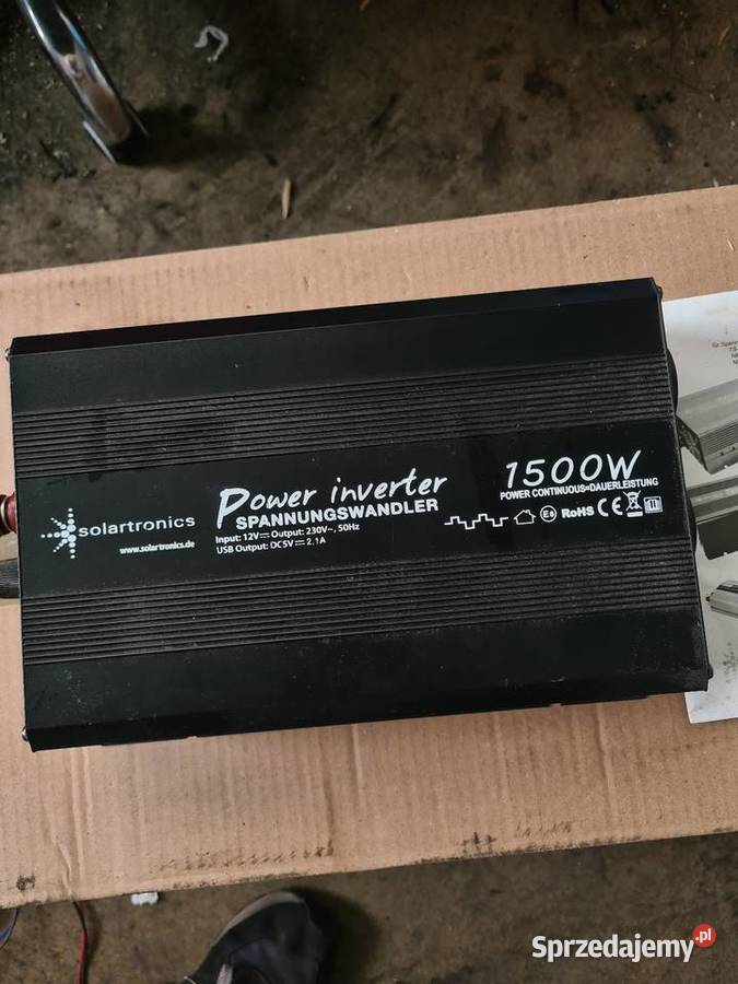 Przetwornica power inverter 1500 w nowa Pszczyna