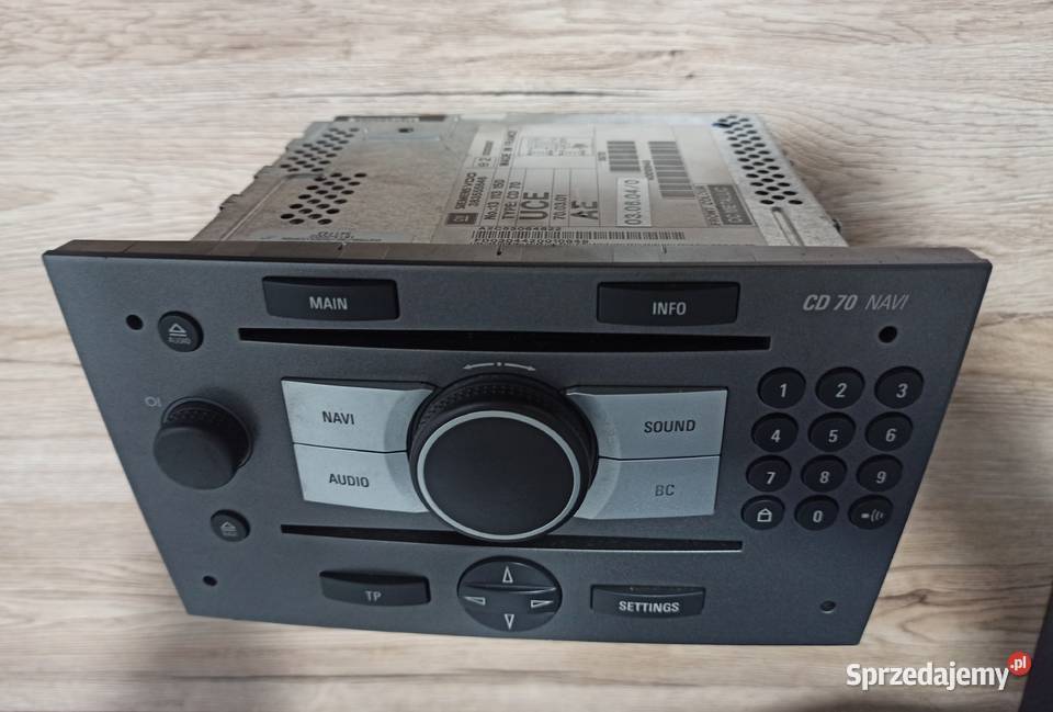Radio CD70 NAVI Opel Astra Vectra 117