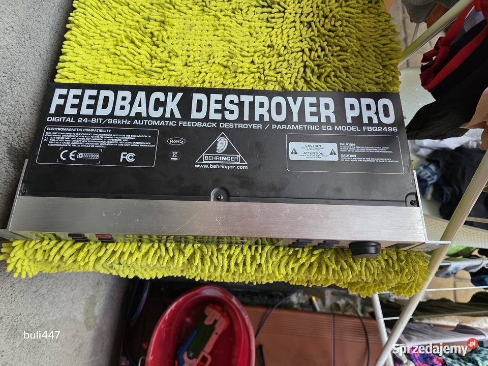 behringer feedback destroyer pro fbq2496 Chełm Śląski