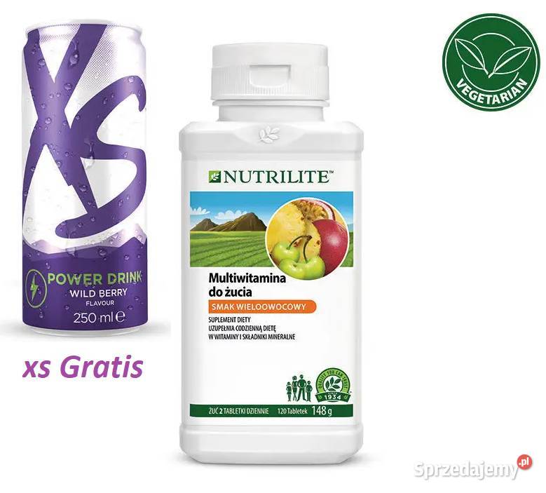 Multiwitamina w tabletkach do żucia Nutrilite XS sprzedam