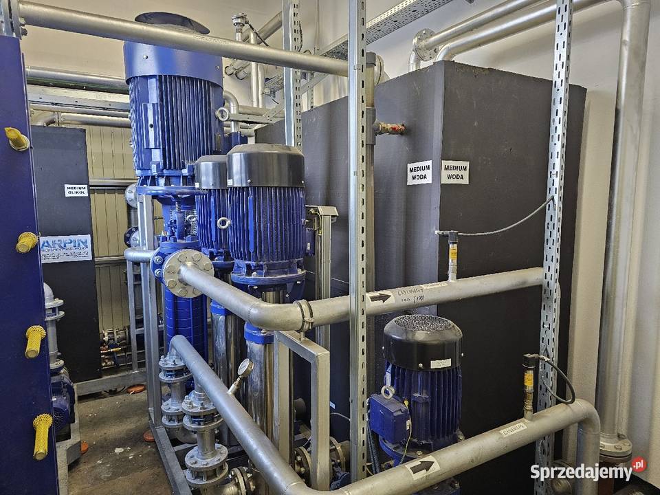 Przemyslowy układ chłodzenia wodaglikol Zabrze