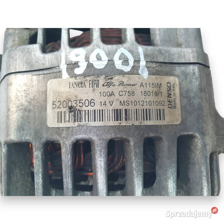 ALTERNATOR Opel Combo D Fiat Doblo 16 CDTI lubelskie