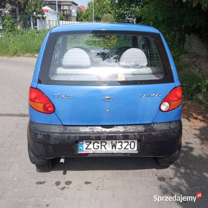 Daewoo matiz 1997 poj 800 przeb 162 OC do 032027 zachodniopomorskie