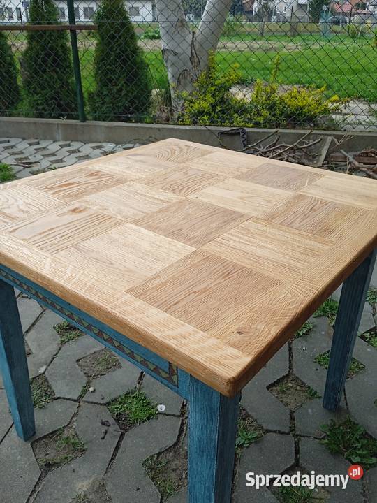 Stolik kawowy rustykalny ręcznie malowany Stoliki kawowe i ławy Żabno