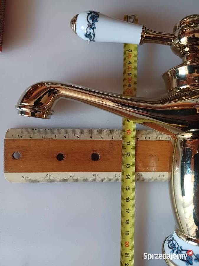 Bateria umywalkowa Mosiądz ceramika Pozostałe Poznań