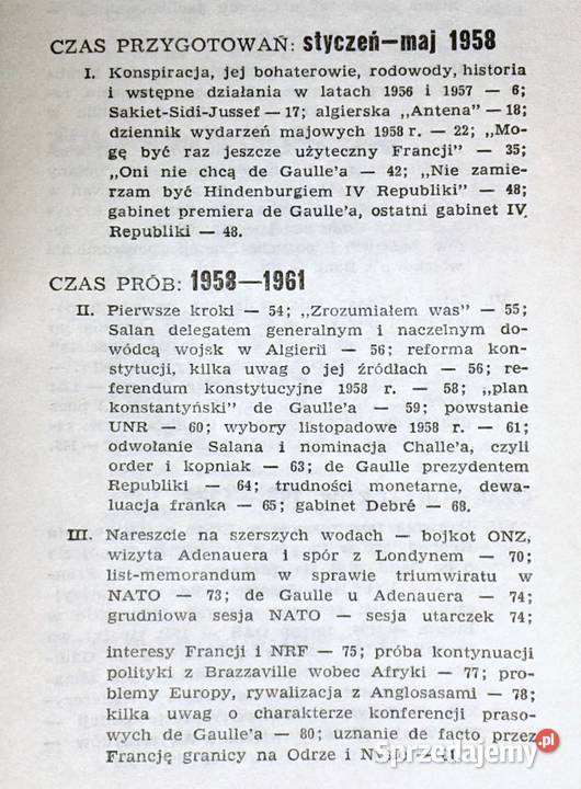 Charles de Gaulle Tom 1 i 2 Jan Gerhard Pozostałe Chełm