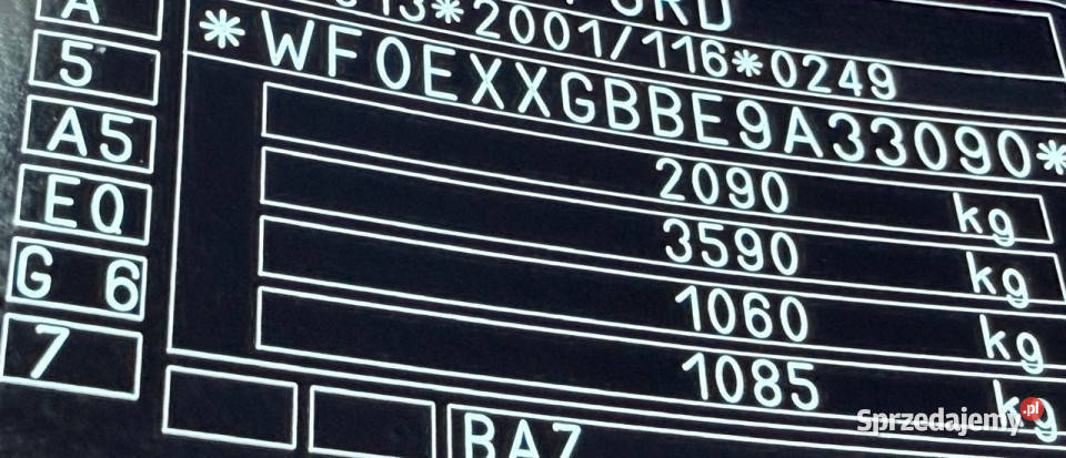 Ford Mondeo 20 Benzyna Moc 146 Salon Polska Mk4 warmińsko-mazurskie Elbląg