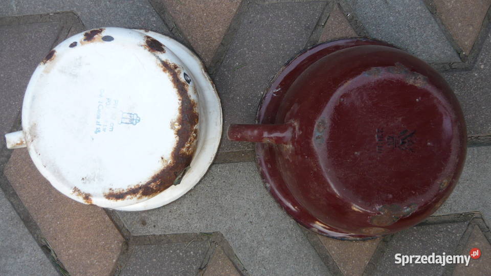 Nocnik stary metalowy PRL Sokółka