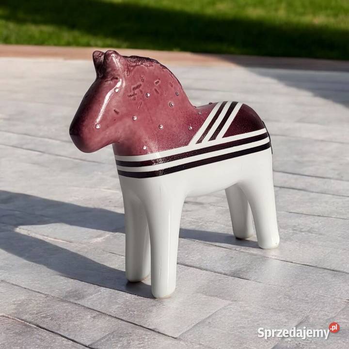 Koń Figurka Konik ceramiczny ręcznie malowany Sierakowice sprzedam