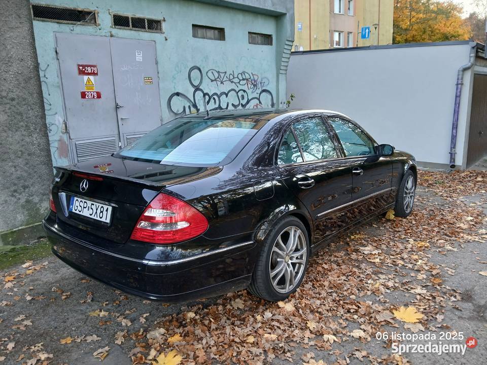 MERCEDES E500 W211 50 V8 LPG jasne wnętrze nieuszkodzony Gdynia
