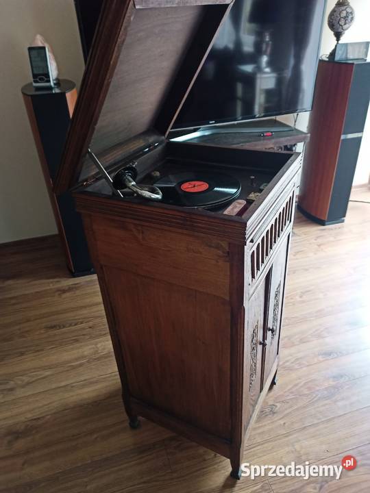 Gramofon 1850r antyk Warszawa sprzedam