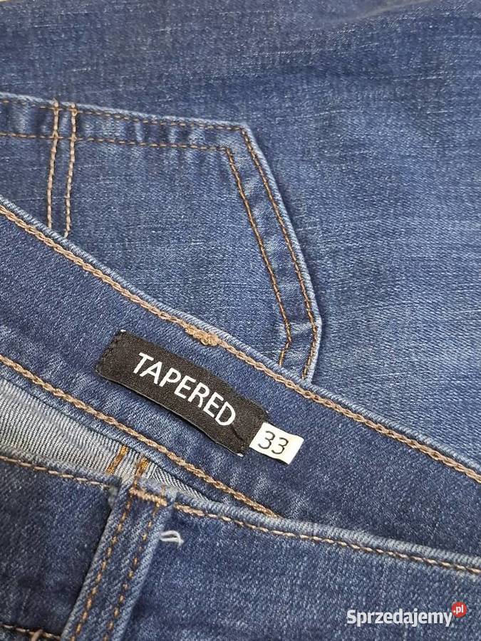 Jeansy 33 Big Star tapered granatowe długie Kraków