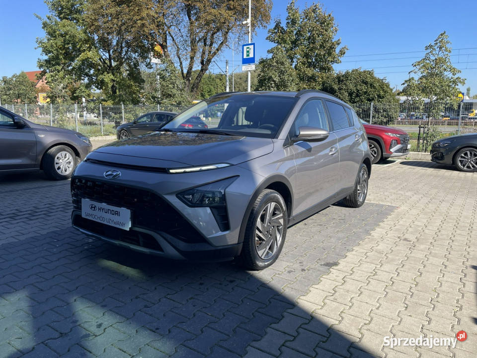 Hyundai Bayon 10TGDI 100 7DCT SmartWinterCool kurtyny powietrzne Samochody osobowe Piotrków Trybunalski sprzedam