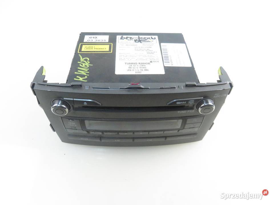 RADIO TOYOTA AURIS I E15 861201A240 Radioodtwarzacze sprzedam
