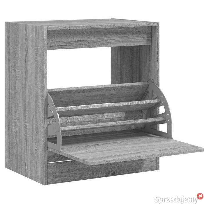 Szafka na buty szary dąb sonoma 60x42x69