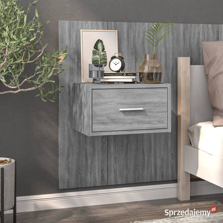 Wiszące szafki nocne 2 szary dąb sonoma WM816955 mazowieckie Warszawa