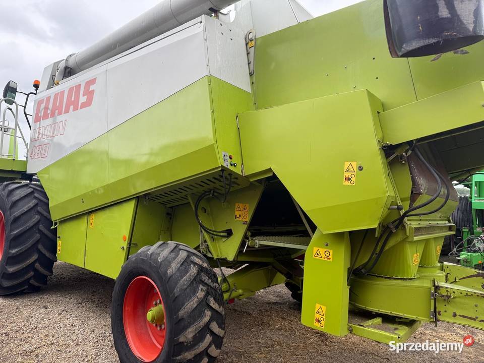 Kombajn zbożowy Claas Lexion 480 prod 1997 heder Zbożowe Nowa Ruda