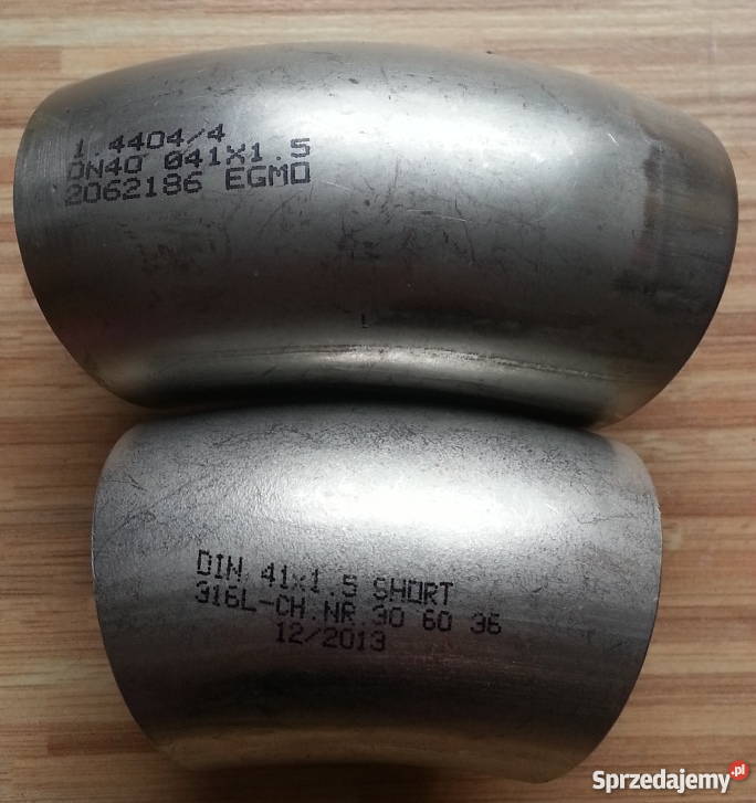 Kolana hamburskie nierdzewne 41x15