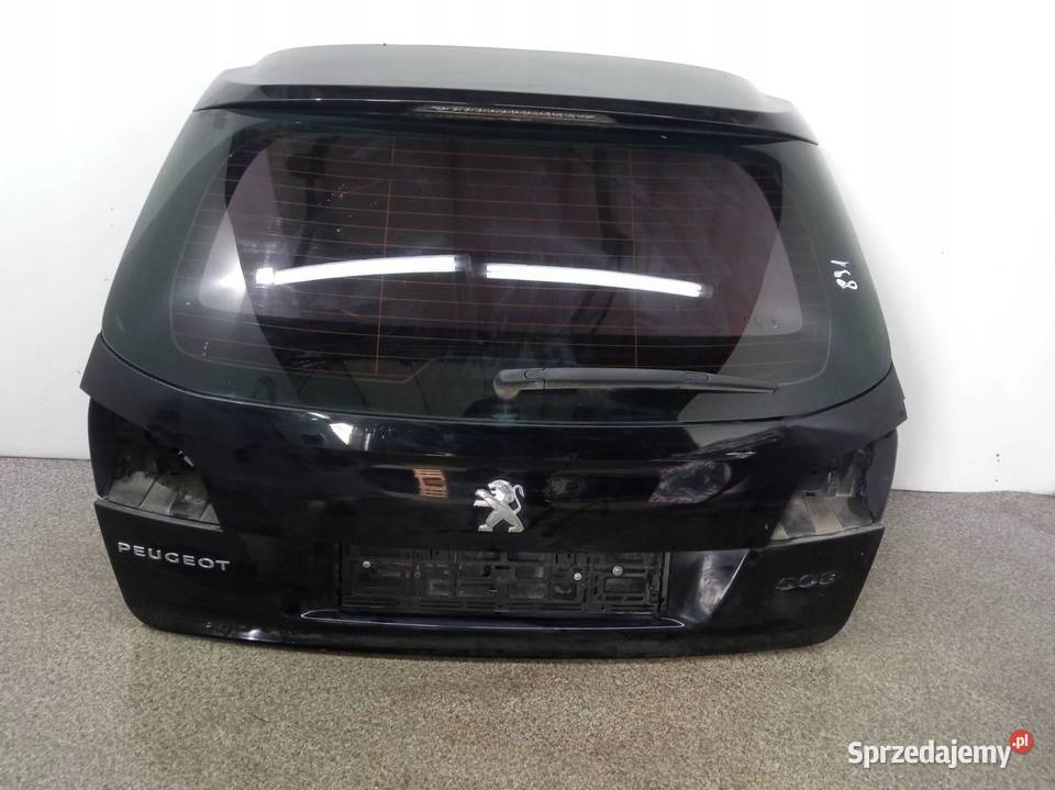 KLAPA TYŁ SZYBA KOMBI KTV Peugeot 508 I 2010 osobowe Klapy bagażnika