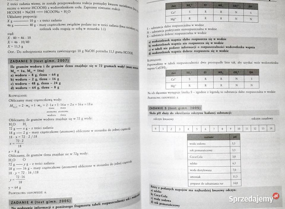 Chemia Repetytorium ginazjalisty Joanna Pabian Chełm