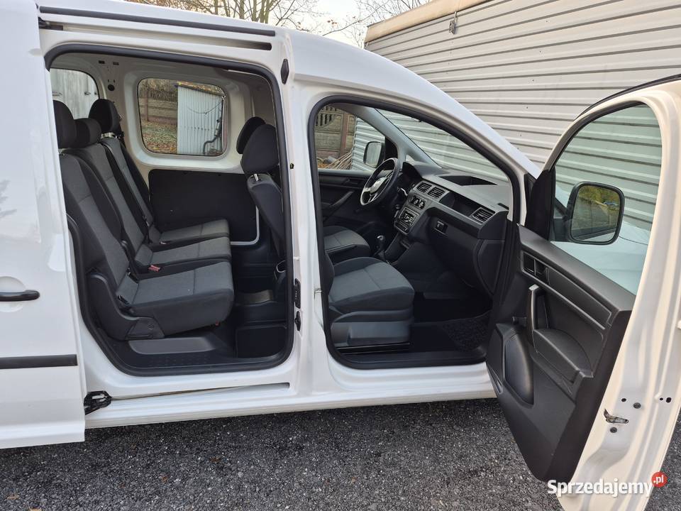 VW CADDY 20TDI5osobowy wersjaBezwypadkowy przyciemniane szyby Mogilno