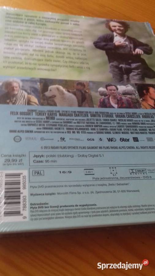 Bella i Sebastian Film DVD nowe dubbing