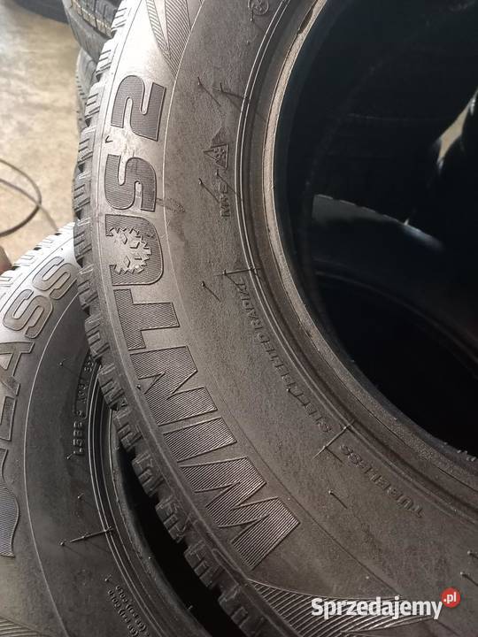 4x Opona UŻYWANA ZIMOWA BUS 22565R16C LASSA 159 16cale sprzedam