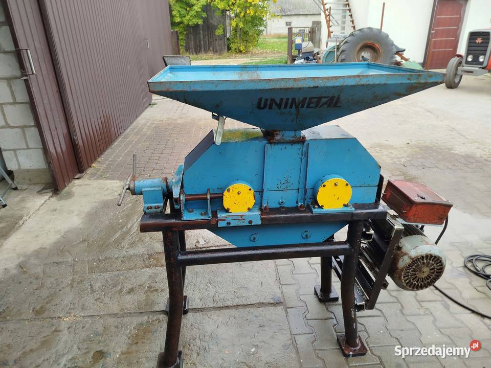 Gniotownik Śrutownik walcowy Unimetal 75kw Gózd