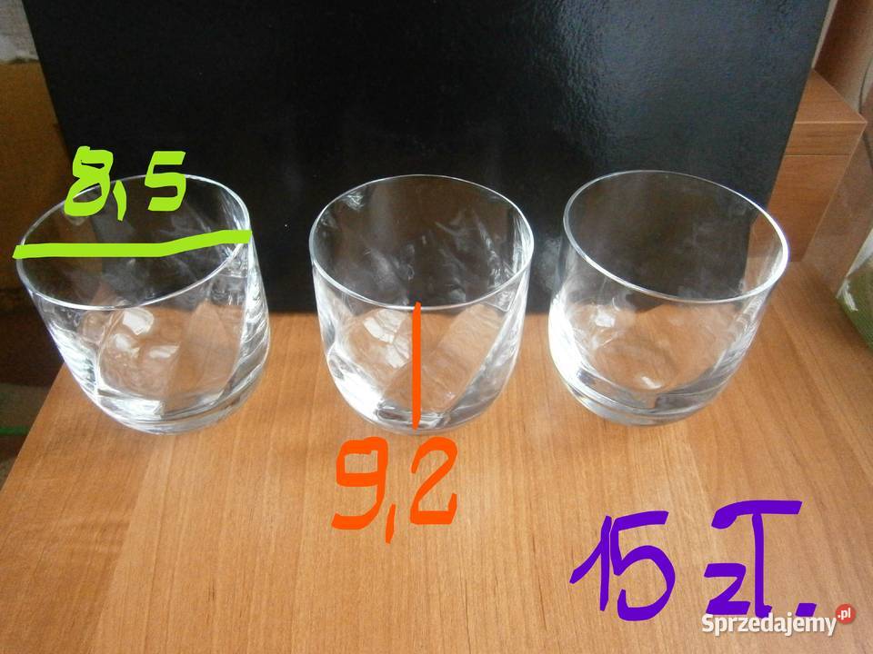 3 szklanki literatki 15 Szklanki i kufle Kraków